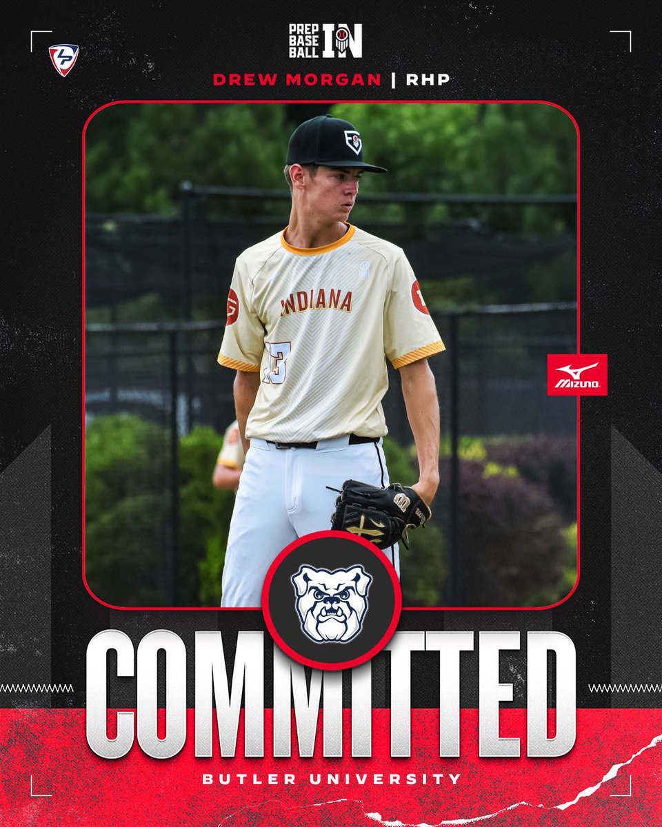 PrepBaseballIN's tweet photo. ‘28 RHP Drew Morgan (Mt. Vernon HS) commits to Butler #GoDawgs 🐶

Morgan becomes the 21st Indiana Future Gamer to commit since #PBFG26👏

👤PROFILE: https://t.co/2YYw0Ayp0A

@drew_morgan2028 || @ButlerUBaseball || @Baseball_MVHS || @inbullsbase || @prepbaseball || @ShooterHunt https://t.co/zv1V1uLCYE