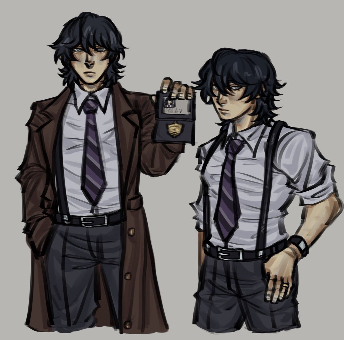 boollye's tweet photo. my take on adult naoto https://t.co/5eYrH73ogp