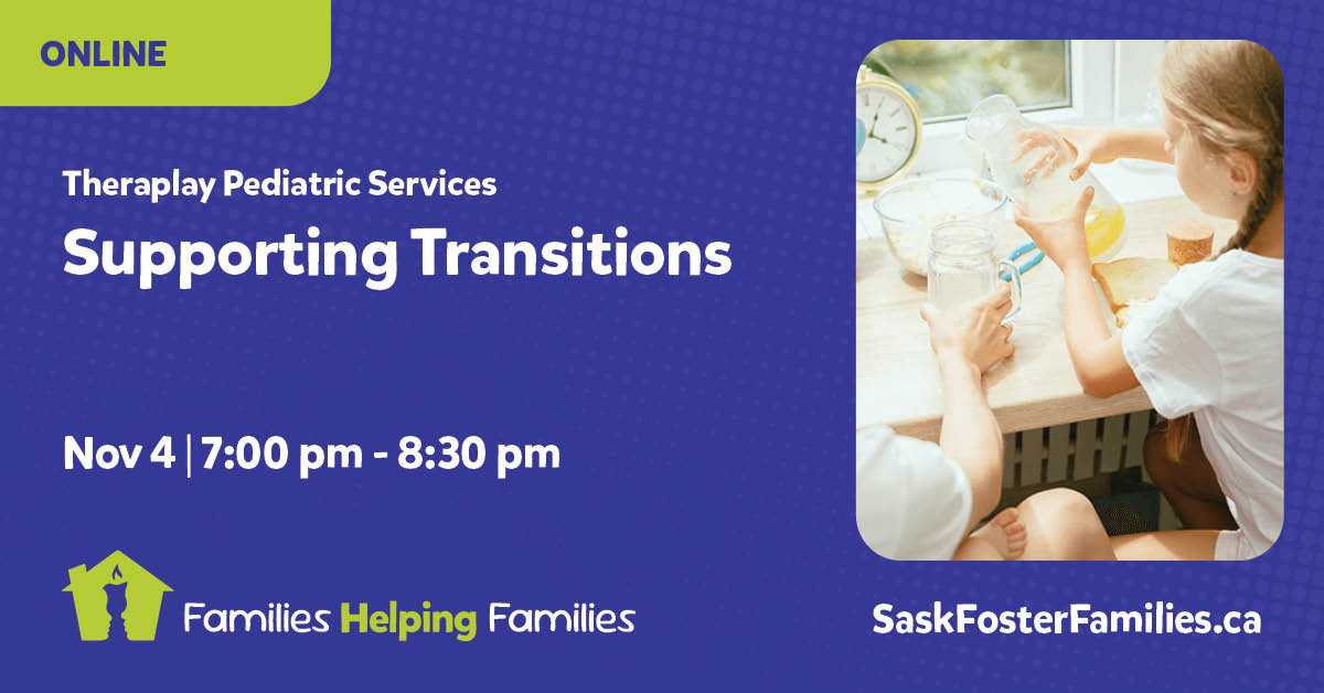 saskfoster's tweet photo. Discover practical, play-based strategies to help children navigate transitions between activities and environments, reducing stress while building confidence, cooperation, and emotional regulation. Registration must be received no later than November 2nd.
https://t.co/3hjiiknnLm https://t.co/acC1bMATlO