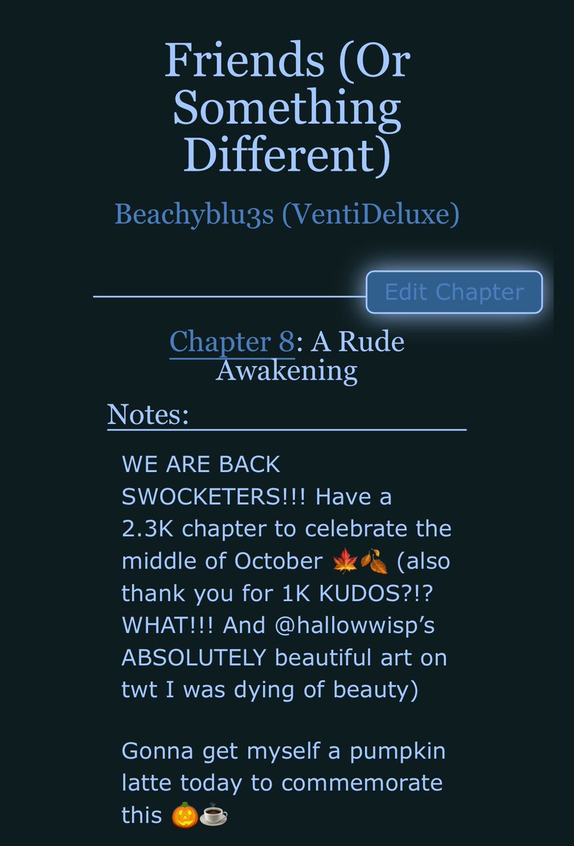 beachblu3s's tweet photo. COME HAVE A FEAST SWOCKETERS!! chapter 8 of FOSD is now out on ao3! #swocket #FOSDswocket #phighting 

https://t.co/l5bTRyavXb https://t.co/cQ3HlWu1uf