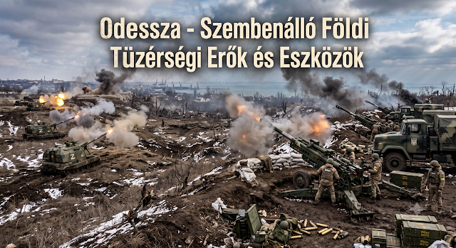 MiklosBorsi's tweet photo. AkOdessza -  Szembenálló Földi Tüzérségi Erők és Eszközök

Odessza és környező déli frontvonal (Kerszon–Miklajiv tengely, beleértve a Dnyeper torkolatvidékét és a Fekete-tenger parti sávját) tüzérségi képe alapvetően eltér a keleti Donbasz lassú, felőrlő lövészárok-harcaitól.

Készítette : Borsi Miklós

Ebben a térségben a tüzérség elsősorban partvédelmi, ellenüteg-harci (counter-battery), logisztikai blokádolási és drón-tüzérségi hibrid feladatokat lát el.

1. Szembenálló Földi Tüzérségi Erők és Eszközök (Típus és Mennyiség)
A felek által ezen a hadszíntéren bevetett és lekötött tüzérségi kapacitás nagyságrendi megoszlása:

TÜZÉR SÉGI KAPACITÁSOK A DÉLI FRONTON
                                
       UKRÁN DEFENSIVE-MŰVELETI CSOPORT               OROSZ DÉLI CSAPATCSOPORT (KÍRMI BÁZISOK)
    ┌─────────────────────────────────────────┐     ┌─────────────────────────────────────────┐
    │ - NATO 155mm (M777, Caesar, Krab, Dana) │     │ - Szovjet/Orosz 152mm (Msta-S, Giacint) │
    │ - HIMARS / M270 precíziós rakéták       │     │ - Rakéta-tüzérség (Grad, Uragan, Smerch)│
    │ - Parti rakéták (Neptun, Harpoon)       │     │ - Basztyion / Bal (P-800, Kh-35)       │
    └─────────────────────────────────────────┘     └─────────────────────────────────────────┘
Paraméter / EszközUkrán Védelmi Erők (Déli Operatív)Orosz Megszálló Erők (Balpart / Krim)Önjáró Tüzérség (SPG)~40–60 működőképes egység (Caesar, AHS Krab, Zuzana 2, ShKH Dana-M2, PzH 2000).~80–120 egység (2S19 Msta-S, 2S5 Giacint-S, 2S3 Akacija).Vontatott Tüzérség~60–80 cső (M777A2, FH70, szovjet D-30 maradványok).~100–150 cső (2B16 Nona-K, D-20, 2A65 Msta-B, régi D-30).Sorozatvetők (MLRS)~12–16 HIMARS / M270 indító, kiegészítve BM-21 Grad és RM-70 egységekkel.~40–60 egység (BM-21 Grad, BM-27 Uragan, TOS-1A nehéz lángszórók).Parti és Balisztikus TüzérségR-360 Neptun & RGM-84 Harpoon ütegek (partvédelmi és szárazföldi másodlagos csapásmérésre).K-300P Basztyion (P-800 Oniks) és Iskander-M rendszerek a Krímben.
2. Fogyás, Veszteségek és Utánpótlás (Kopási Dinamika)
Orosz Oldal
Konkrét Fogyás (Kopás): Oroszország a déli és keleti frontvonal teljes hosszán rekordméretű tüzérségi veszteségeket szenved el (a védelmi erők jelentései szerint a havi megsemmisített/harcképtelenné tett orosz tüzérségi eszközök száma meghaladja a 2000-es nagyságrendet országosan).
Csőelhasználódás: A nagy intenzitású zárótüzek miatt az orosz tüzérségi csövek váratlanul gyorsan kikopnak, csökkentve a lőtávolságot és a pontosságot.
Pótlás: A hazai ipari termelés lassabb, mint a fogyási ütem. Oroszország ezt a szovjet korszakbeli stratégiai tartalékok (D-20, D-30, M-46) raktárakból való elővételével, valamint észak-koreai tüzérségi lőszerek és csövek tömeges importjával kompenzálja.
Ukrán Oldal
Konkrét Fogyás: Az ukrán tüzérség fő ellensége nem az orosz tüzérség, hanem az orosz Lancat öngyilkos drónok és a tömeges FPV-drón támadások. A vontatott M777-esek és a páncélozatlanabb teherautó-alvázas rendszerek (pl. korai Caesar) fokozottan kitettek.
Pótlás: A nyugati szövetségesek (Csehországi lőszerkezet, európai gyártási kapacitások növelése) és a belső ukrán gyártás (2S22 Bohdana 155 mm-es önjáró löveg, amelyet havi tucatnyi nagyságrendben állítanak elő) képezi a pótlást.
3. A Tüzérség Alkalmazási Módja és Módszere
1. A Digitális Hálózati Tüzérség (Ukrán Taktika)
Kropyva & Delta Rendszerek: Ukrán oldalon a tüzérséget digitális harcvezetési szoftverekhez kapcsolták. A felderítő drón (FlyEye, Leleka) észleli a célpontot, az adat azonnal megjelenik a legközelebbi tüzérségi üteg táblagépén, és a célleküzdés 2-3 percen belül megtörténik.
Lőj és Tűnj el (Shoot-and-Scoot): A keréken guruló, nagy mobilitású önjáró lövegek (Bohdana, Caesar, Zuzana) 3-5 lövést adnak le precíziós lőszerrel (Excalibur, BONUS), majd 90 másodpercen belül elhagyják a tüzelőállást, megelőzve az orosz ellenüteg-csapást.
2. A "Tűzszőnyeg" és Kifárasztás (Orosz Taktika)
Területi Zárótűz: Oroszország a mennyiségi fölényére támaszkodva nem egyedi pontcélokat, hanem teljes rácshálókat (szektorokat) áraszt el hagyományos repesz-romboló gránátokkal.

Taktikai Cél: A Dnyeper jobb partján (ukrán oldal) lévő megfigyelőpontok, logisztikai útvonalak és csapatösszevonások folyamatos nyomás alatt tartása.

4. Alkalmazási Változások a Háború Előrehaladtával

A tüzérségi harcmodor radikálisan megváltozott a korai időszakhoz képest:
RÉGI DOCTRINE (2022)                       ÚJ DOCTRINE (JELENLEG)
-------------------                        ----------------------
- Tömeges, koncentrált ütegek              - Szétszóródott, egyedi csövek
- Statikus tüzelőállások                   - Folyamatos mobilitás
- Közvetlen tüzérségi párbajok             - Drón-Tüzérségi felderítő-csapásmérő hurok
- Vakon tüzelés térképi alapon             - Valós idejű HD videós korrekció

A Drón és Tüzérség Szimbiózisa: Önmagában a tüzérségi cső már képtelen fennmaradni. Minden tüzérségi üteg közvetlen drónvédelmi fedezéket (elektronikai zavarókat/EW és mobil FPV-elhárítókat) kapott.

A Tüzérségi Lőtávolság felértékelődése: A hagyományos 20–25 km-es lőtávolság életveszélyessé vált az FPV drónok miatt. A hangsúly áttolódott a 40+ km-es lőtávolságú 155 mm-es L/52 csövekre, amelyek az ellenséges drónzónán kívülről tudnak csapást mérni.
Precíziós Tüzérség vs. Drónok munkamegosztása: A tüzérséget ma már szinte kizárólag mélységi logisztikai raktárak, ellenüteg-pályák, erősen erődített betonfedezékek és elosztóközpontok ellen használják, míg a mozgó stakákat és egyéni járműveket az olcsóbb FPV drónokra bízzák.
A fentebb részletezett elemzéshez felhasznált és az OSINT-módszertannal szinkronizált nyílt forráskódú adatok, elemzői jelentések és dokumentációs alapkészletek az alábbi struktúrában foglalhatók össze:

1. Nyílt Forrású Adatbázisok és Nemzetközi Elemzőközpontok (OSINT)

Institute for the Study of War (ISW) & Critical Threats: A déli hadszíntér (Kerszon, Mikolajiv, Odessza régió) napi szintű harcászati geolokációi, az orosz csapásmérő eszközök (Iskander-M, Kh-39/59, Shahed-136) indítási helyszínei és a krími infrastruktúra-változások.
ACLED (Armed Conflict Location & Event Data Project): A polgári és logisztikai infrastruktúrát (kikötők, energiagépészeti csomópontok) ért légicsapások és dróntámadások statisztikai és időbeli adatai.

Oryxspioenkop (Oryx Blog): A felek által elszenvedett, vizuálisan igazolt (fotó/videó) tüzérségi, páncélos és tengeri veszteségeinek veszteséglistái (beleértve a Fekete-tengeri Flotta felszíni egységeinek és az ukrán tüzérségi csöveknek a darabszámos leírását).

UK Defense Intelligence & Pentagon Intelligence Leaks/Updates: A fekete-tengeri orosz flotta-mozgások, a Novorosszijszkba történő visszahúzódás műholdas igazolásai és a lőszer-pótlási kapacitások (pl. észak-koreai tüzérségi szállítmányok) elemzései.
2. Haditengerészeti és Logisztikai Adatforrások

International Maritime Organization (IMO) & MarineTraffic / VesselFinder: A fekete-tengeri kereskedelmi hajózási folyosó (Ukrainian Grain Corridor) forgalmi adatai, az aknamentesítési útvonalak és a gabonaszállító teherhajók (pl. a tengeri csapást szenvedett kereskedelmi egységek) mozgáskoordinátái.
Ukrán Tengerészeti Parancsnokság és Rendszerek: Az ukrán tengeri drónok (Magura V5, Sea Baby) bevetési műveleti jelentései és a parti védelmi Neptun/Harpoon ütegek észlelési jegyzékei.
3. Hivatalos Katonai és Közigazgatási Jelentések
Ukrajna Védelmi Minisztériuma & Déli Operatív Parancsnokság (Pivden): Odessza és a tengerparti sáv légvédelmi elfogási arányai, a mobil drónvadász egységek összetétele, valamint az ukrán 155 mm-es (Bohdana) önjáró lövegek gyártási és frontra-juttatási adatai.
Odesszai Területi Katonai Közigazgatás (Oleh Kiper / Szerhij Liszak jelentései): A kikötői infrastruktúra, a transzformátorállomások és az energetikai hálózatkárok hivatalos kárfelmérési jegyzékei.
Orosz Föderáció Védelmi Minisztériuma (MoD): A nagy hatótávolságú precíziós csapásmérésekre vonatkozó hivatalos közlemények és a Fekete-tengeri Flotta tengeralattjáró-műveleteinek bejelentései.

tuális
