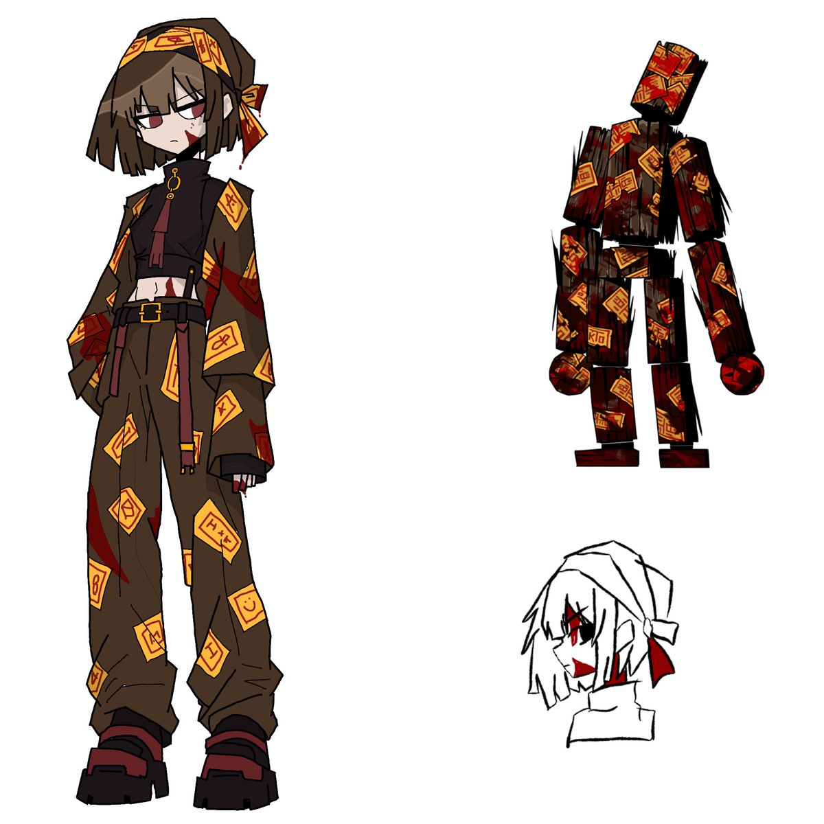Yuhuhuh26635's tweet photo. Turning abnormalities into generic anime girls #limbuscompany #projectmoon https://t.co/mL3WsmPrrO