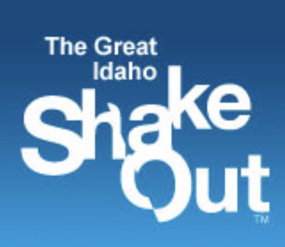 IdahoPubRadio's tweet photo. The annual @ShakeOut drill for earthquake preparedness is Oct. 15. Info: https://t.co/SQsJZQZbID https://t.co/4ms4dqXLTs