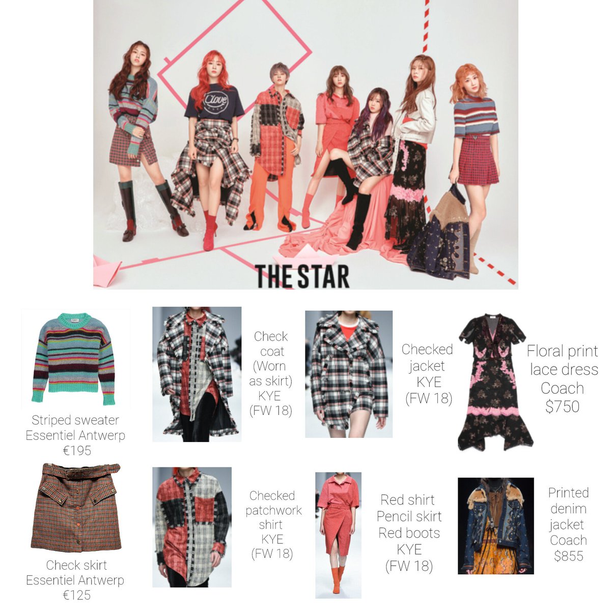 KpopGG_fashion's tweet photo. #GWSN "THE STAR" MAGAZINE 2018 PHOTOSHOOT 
-
#MINJU Dress, #SEORYOUNG Jacket @Coach 

#ANNE Coat, #MIYA Shirt, #SOSO Full Outfit, #SEOKYOUNG Jacket: KYE

#LENA Sweater &amp; skirt @essentielantw 
-
#공원소녀 #밤의공원 #kpopfashion #gwsnfashion #gwsnstyle #gwsnfashion_NatssieJ https://t.co/wBDQkG1XCy