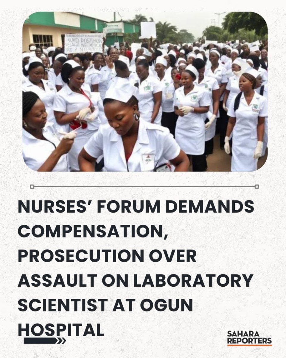 Elegant_Nurses's tweet photo. The ENF condemns the assault on health workers. 
Every Nigerian medical professional  desrves to work in an environment that respects their right as human. 

https://t.co/XBUGMnsZWt https://t.co/77cn0xiYak