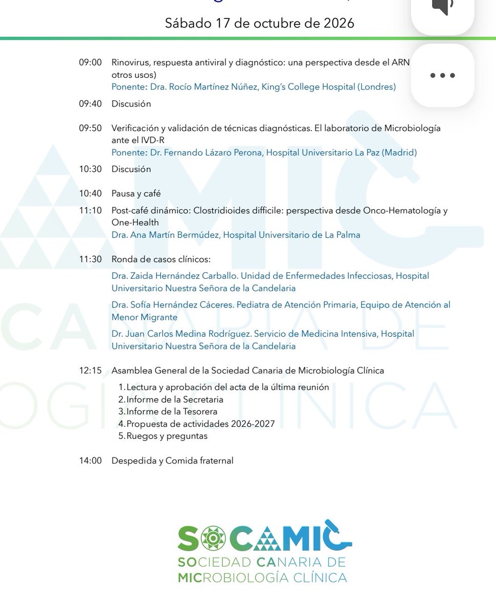 socamic's tweet photo. Este fin de semana tenemos nuestra reunión anual. Preparada con cariño, con grandes ponentes y temas de actualidad. Muchísimas ganas de que los socios lo disfrutéis. Nos vemos el viernes! https://t.co/e8VcnGtEbn