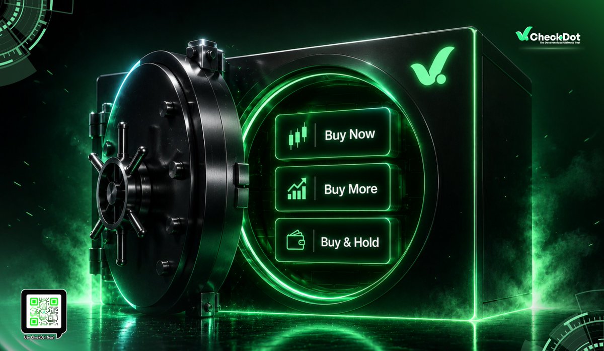 Checkdot_proto's tweet photo. What if the next big move starts before the crowd notices? 🔓

The vault is open, the charts are moving, and the opportunity is in front of you. $CDT is built for those who choose to position early—not chase later.

Buy $CDT. Trade the move. Hold with conviction.

 #Crypto #DeFi https://t.co/FpWAk0XgdP