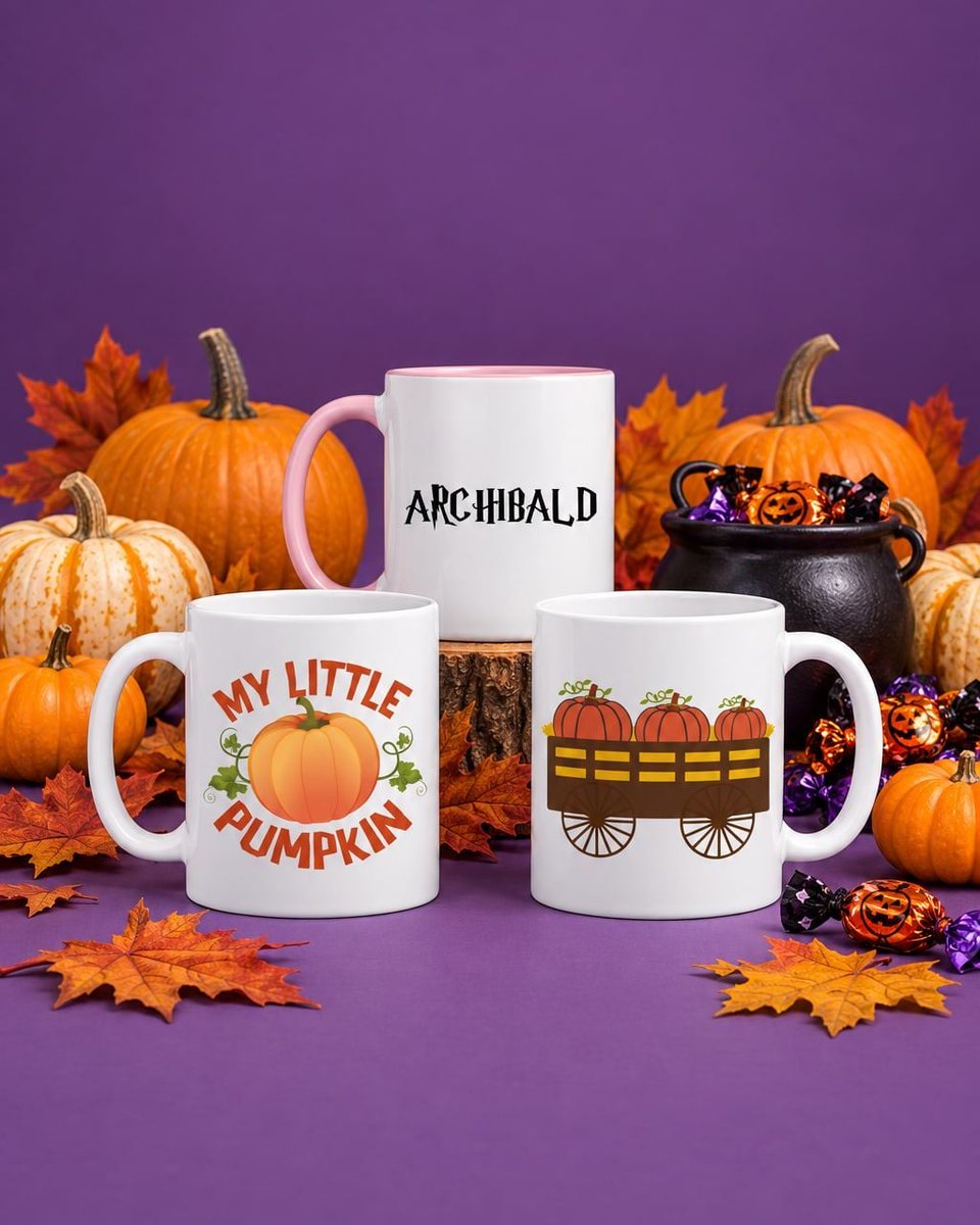 WeDoMugs's tweet photo. Every October someone gets called "my little pumpkin".. now they can have the mug to prove it 🎃 The My Little Pumpkin Mug, in the WeDoMugs Halloween collection 😂

#halloween https://t.co/gOTIIAelDr