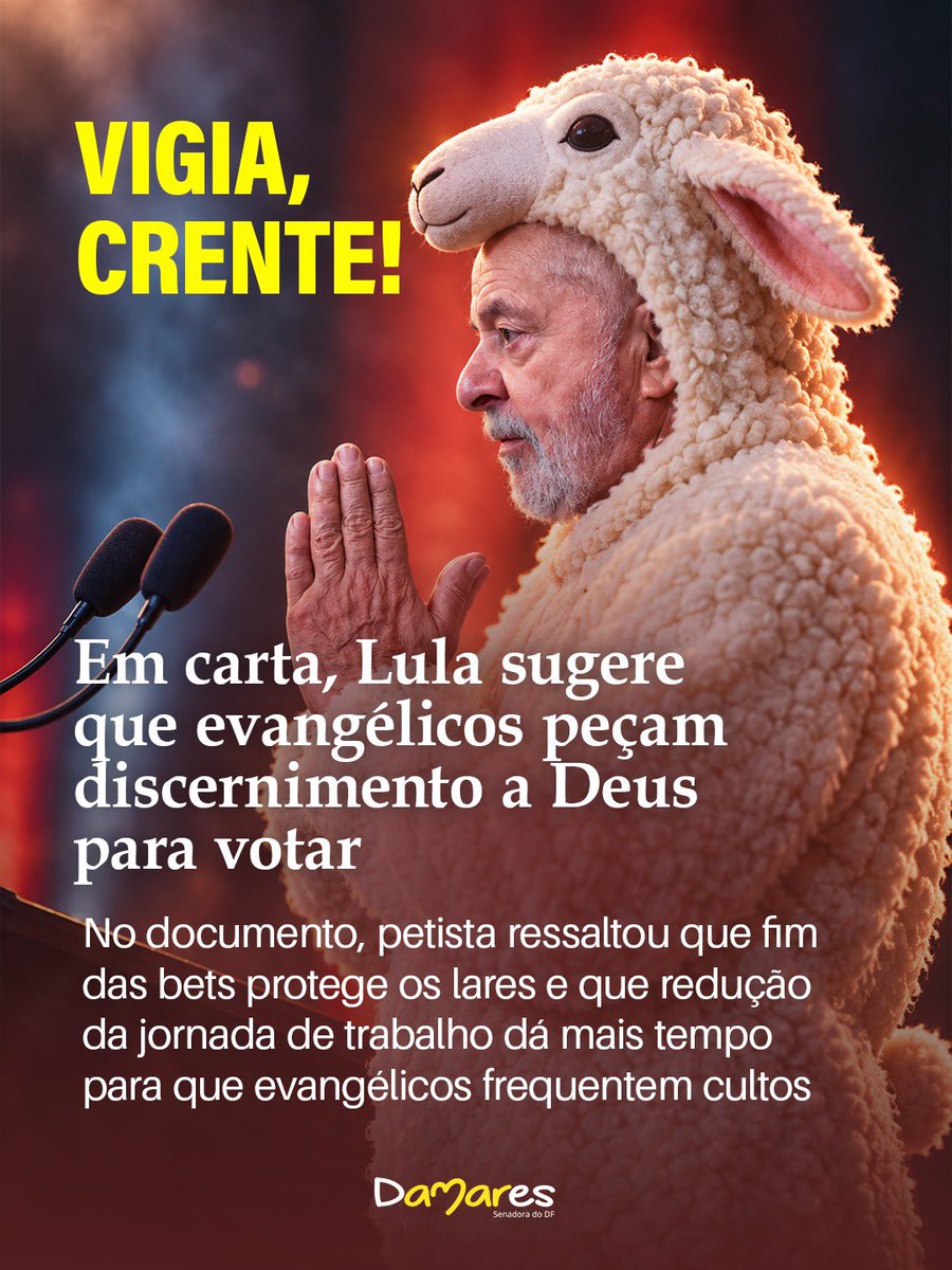 mcbohm's tweet photo. Eu já falei com Deus e ele me disse claramente: - Meu filho, no dia 25 soque 22 sem dó na urna!

Obrigado pela dica @LulaOficial ! https://t.co/TsEDiFtbRG