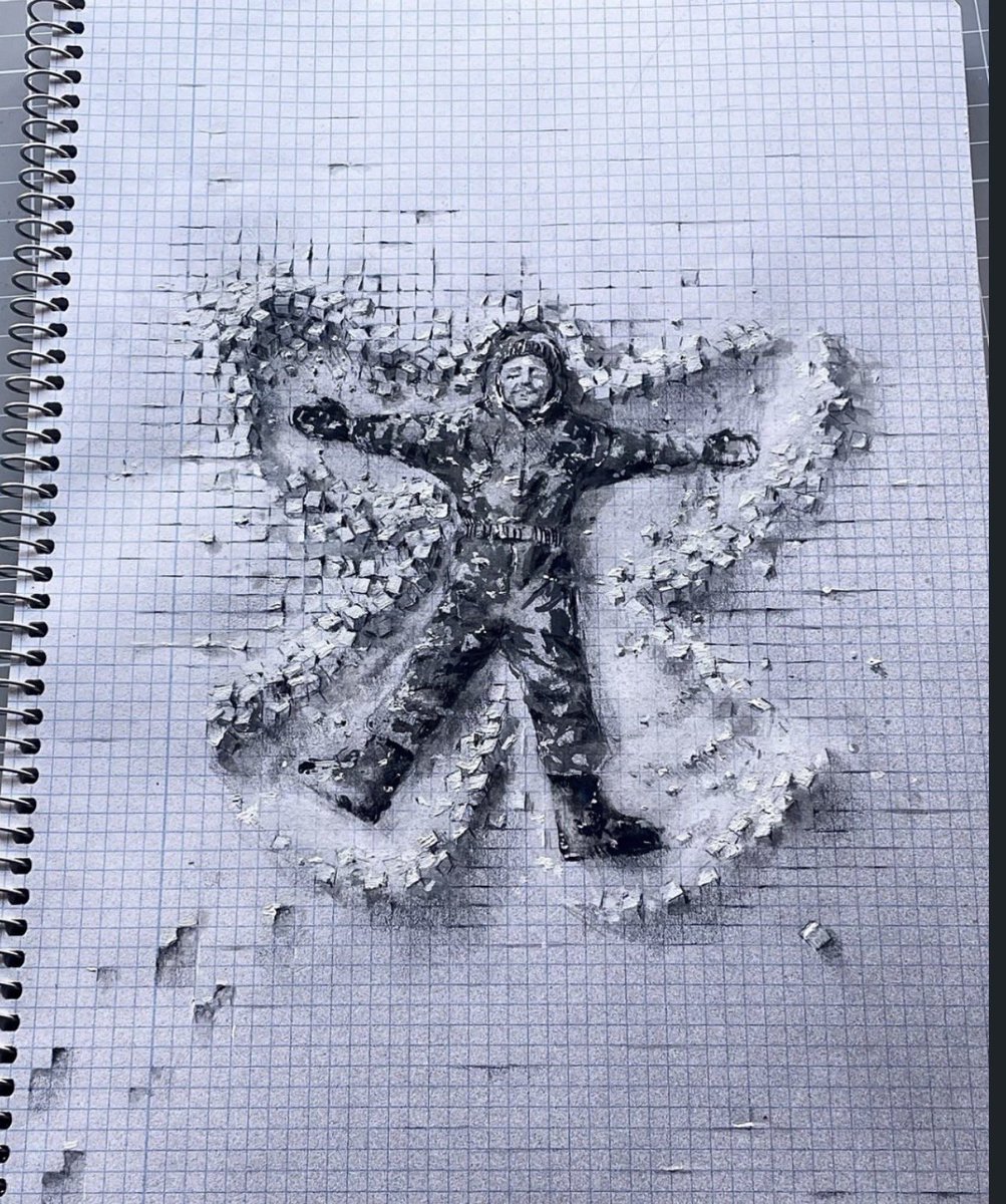 pmamtraveller's tweet photo. 3D optical illusion drawings on paper by artist Silvestre Santiago (Pejac) https://t.co/rUPNVDNcv2