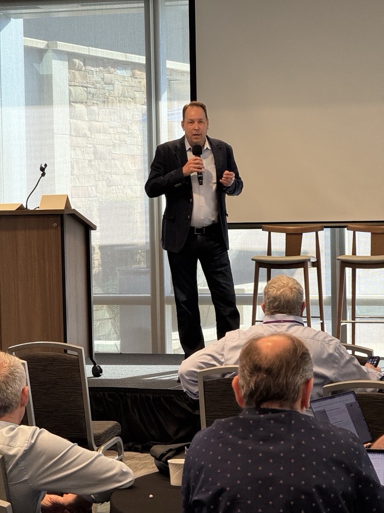 netsapiens's tweet photo. Our CRO, Jon Brinton, shared his insights on two main stage panels in Atlanta this week and the engagement from attendees was extraordinary.

Huge thanks to our fellow panelists, the event organizers, and everyone who was able to join us.

#Crexendo #PoweredbyNetSapiens $CXDO https://t.co/RTa1WgXdJy