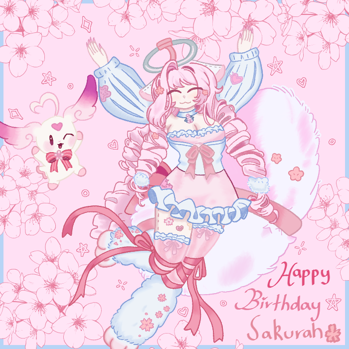 MalachiChooVT's tweet photo. happy belated birthday to the wonderful @sakurahVT ! 

i hope you enjoy this artwork <3 and happy model debut  hehe x

#sakusketch https://t.co/OwTtYjQgrk