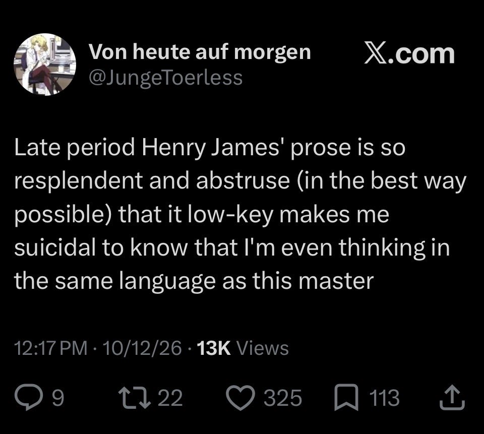 __jimh's tweet photo. I do not have this reaction to reading the periphrasis and interminable qualification of transatlantic WASP mfs. https://t.co/GeWD3XwHzw