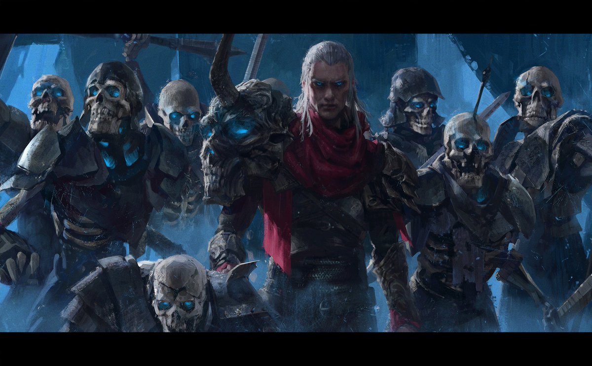 Aetas_Memoria's tweet photo. Necromancer - Diablo fan art by Min Gyu Lee. https://t.co/842SgiPCYh