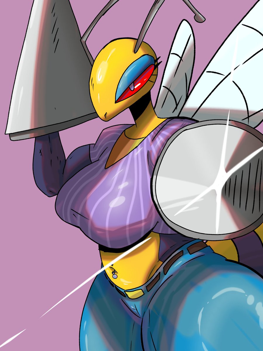 GabrielLim56726's tweet photo. Desenho que fiz a pedido da @derpyendragon
Eu fiz a Beedrill espero que goste do desenho 😊
#pokemilf #Beedrill #pokemon #Pokemonart #OCㅤㅤ https://t.co/f7GPSnVJJd