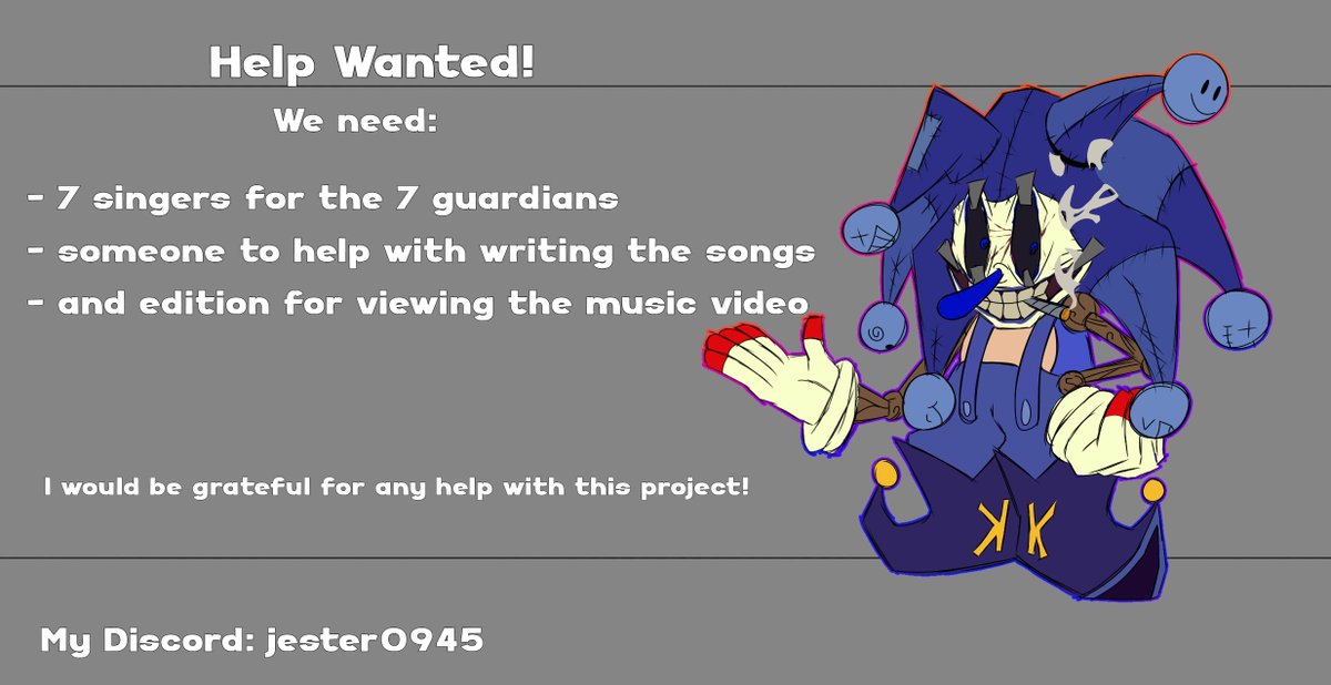 Takethisfolk's tweet photo. Well, thanks to @DaKittyfluf offering to help me, I can finally make this album a reality! Although, we do need help, since two people can't do it alone 💞
#execommunity #lordxguardians #kito #keno #kofuku #gekido #zetsubo #kyofu #yokubo #BrianGriffinPlush https://t.co/P3XsCBYR3w