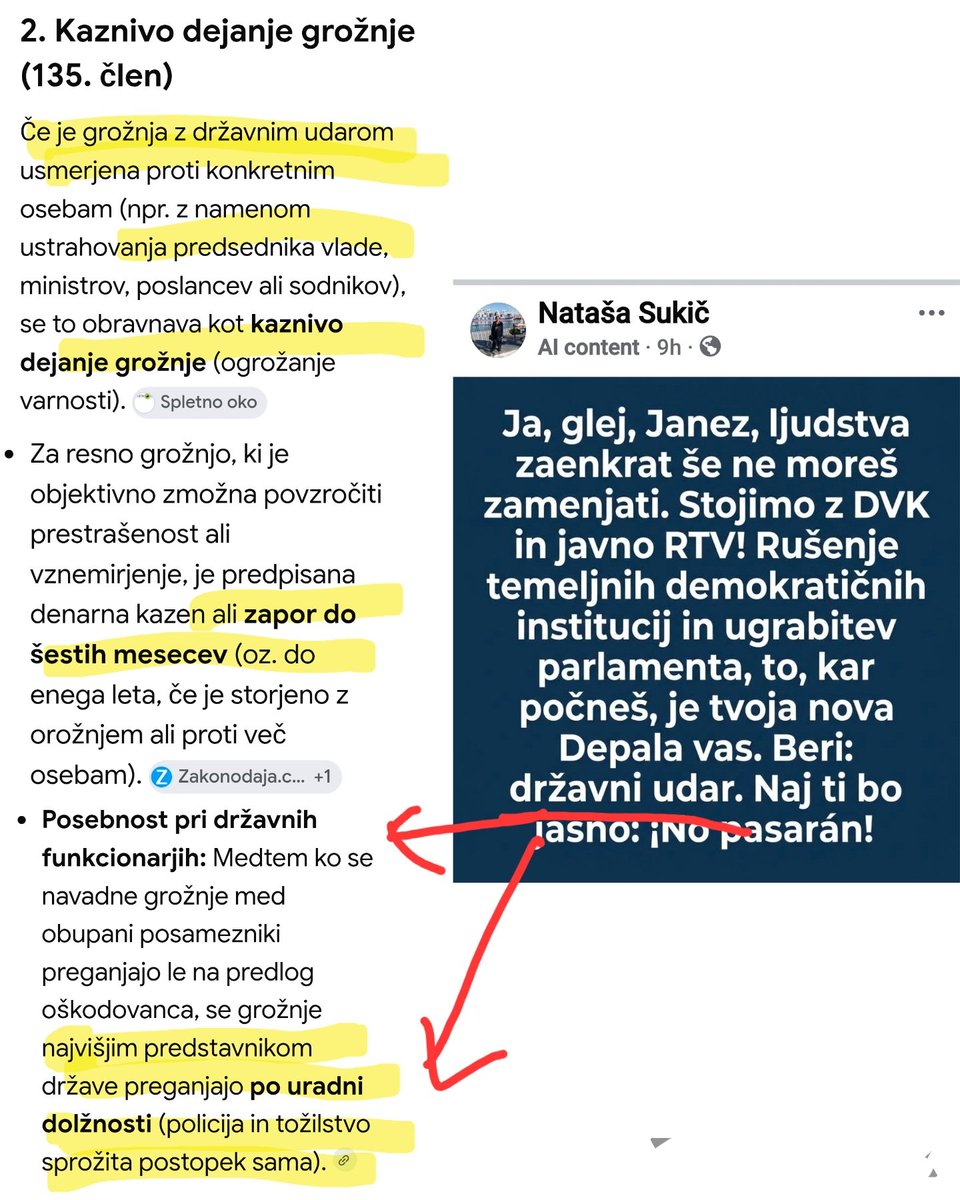 brutus91101394's tweet photo. No, tole bo pa za državno tožilstvo- po uradni dolžnosti.
#NatašaSukič na Ig . https://t.co/YFuLayPneT