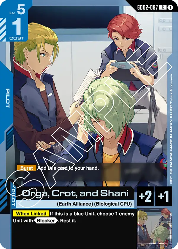 awxcord5's tweet photo. Currently this triple pilot card is surprisingly useful against blocker, makes up for not running amuro (no synergy)
Good cos there's more unit targets in the deck for generic link
think destroy MA from gd06 will be good, not sure if running neo over sting cos chaos feels better https://t.co/jfHb08K6x9
