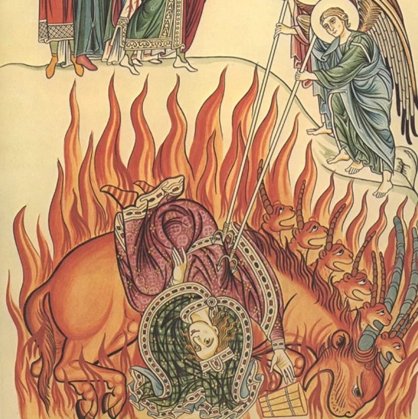 NickHintonn's tweet photo. Anyways, the Behemoth and the Leviathan are actually “political technologies” adopted from Aleister Crowley’s Gnostic interpretation of the Book of Revelation. He also called them the Beast and the Harlot. Initially, the Beast helps the Harlot rise to power. She rides on his back out of the abyss. But eventually, the world turns on her and completely destroys her. Only then does the Antichrist take total control over the earth. So yeah, all our leaders are trying to accelerate the apocalypse for some reason…