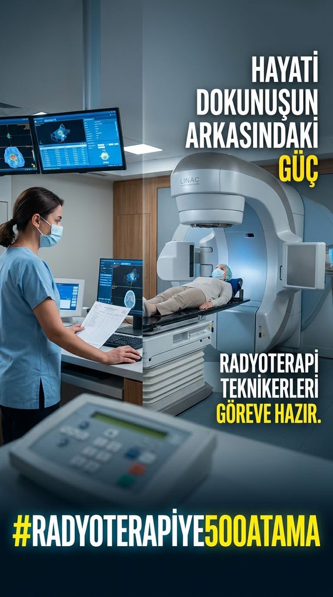 _alialemdaroglu's tweet photo. Genç Türkiye Partisi Olarak Diyoruz'ki

Sağlıkta sürdürülebilirlik ve kaliteli bakım yetişmiş insan gücüyle mümkündür. 

Radyoterapi Teknikerlerine hakkı olan alımı verin!

#Radyoterapiye500Atama https://t.co/VTbuU32b69