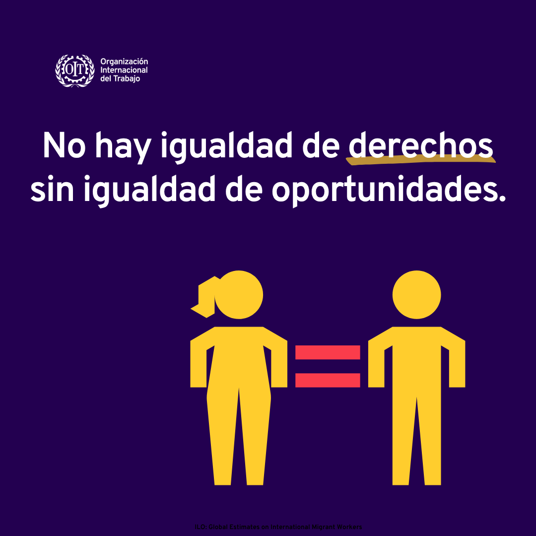 ONU_es's tweet photo. La igualdad de género en el trabajo sigue siendo un reto: persisten las brechas salariales, las desigualdades en el empleo y las diferencias en la protección social.

La @OITnoticias trabaja para cerrar estas brechas y avanzar hacia un futuro laboral más justo para todas las personas.