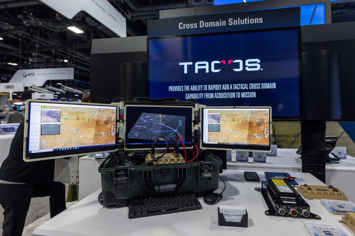 GDMS's tweet photo. #AUSA2026 | Every Army mission depends on getting trusted information where it needs to go.

At Association of the United States Army - AUSA National, discover how TACDS helps the warfighter access and share mission-critical data across security boundaries, supporting faster, more confident decisions.

Visit Booth 907 to see how TACDS turns secure information access into mission advantage.

https://t.co/yUXT7lJsK5
