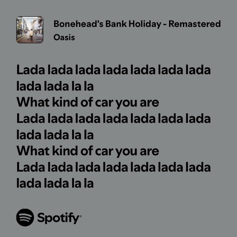 DlRTYSHlRT's tweet photo. "oasis songs saved my life"

oasis: https://t.co/cYgnIxUzJi