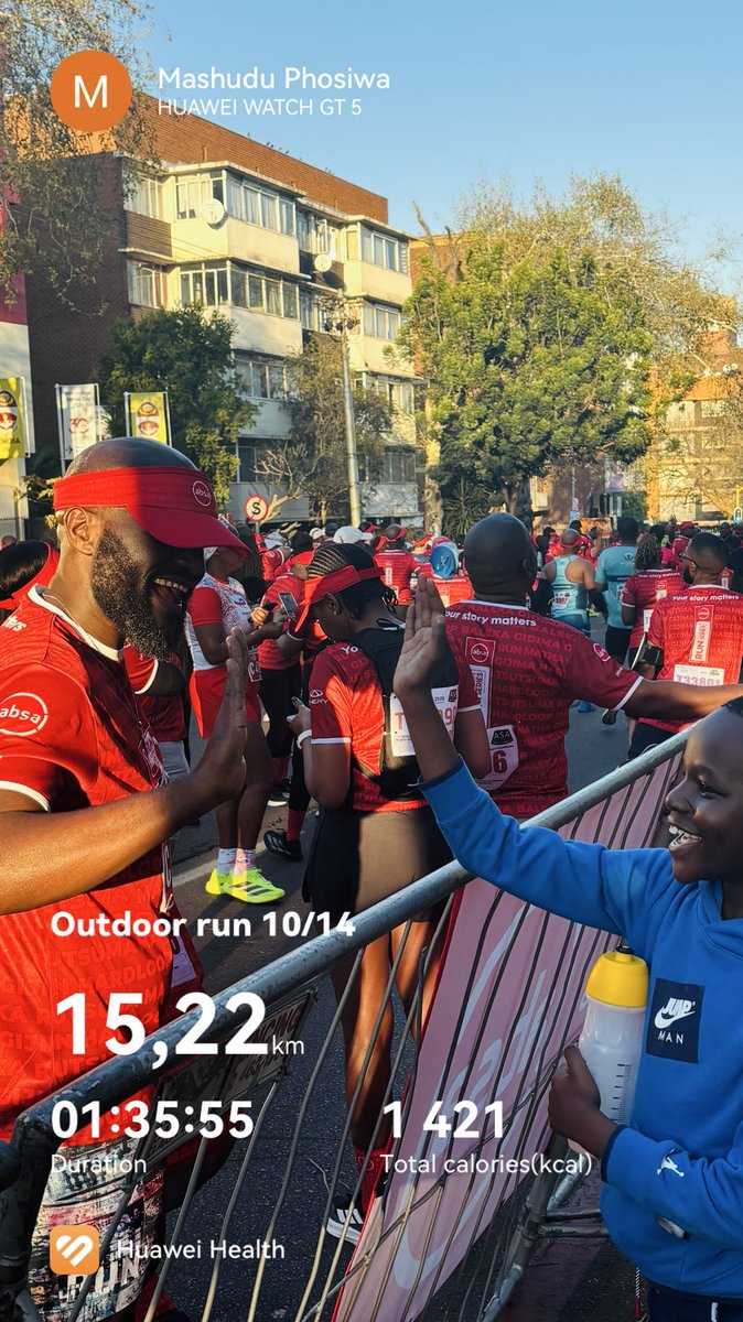 mashudu0309's tweet photo. After 5 days of 15km plus, I have earned a rest day🥱🥱🥱🥱 Tomorrow we don’t run🤗🤗🤗🤗 #FetchYourBody2026 #IPaintedMyRun #PositiveMindset #PositiveEnergy #TrapnLos https://t.co/q1th7HnxR4