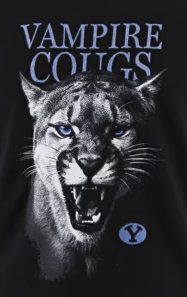 jaromjordan's tweet photo. VAMPIRE COUGS

BYU has won 15-straight games with a 5:30pm or later local kick time.

41-4 the last 45.

28-3 at home, 8 wins in a row. https://t.co/XqwLElgwlx