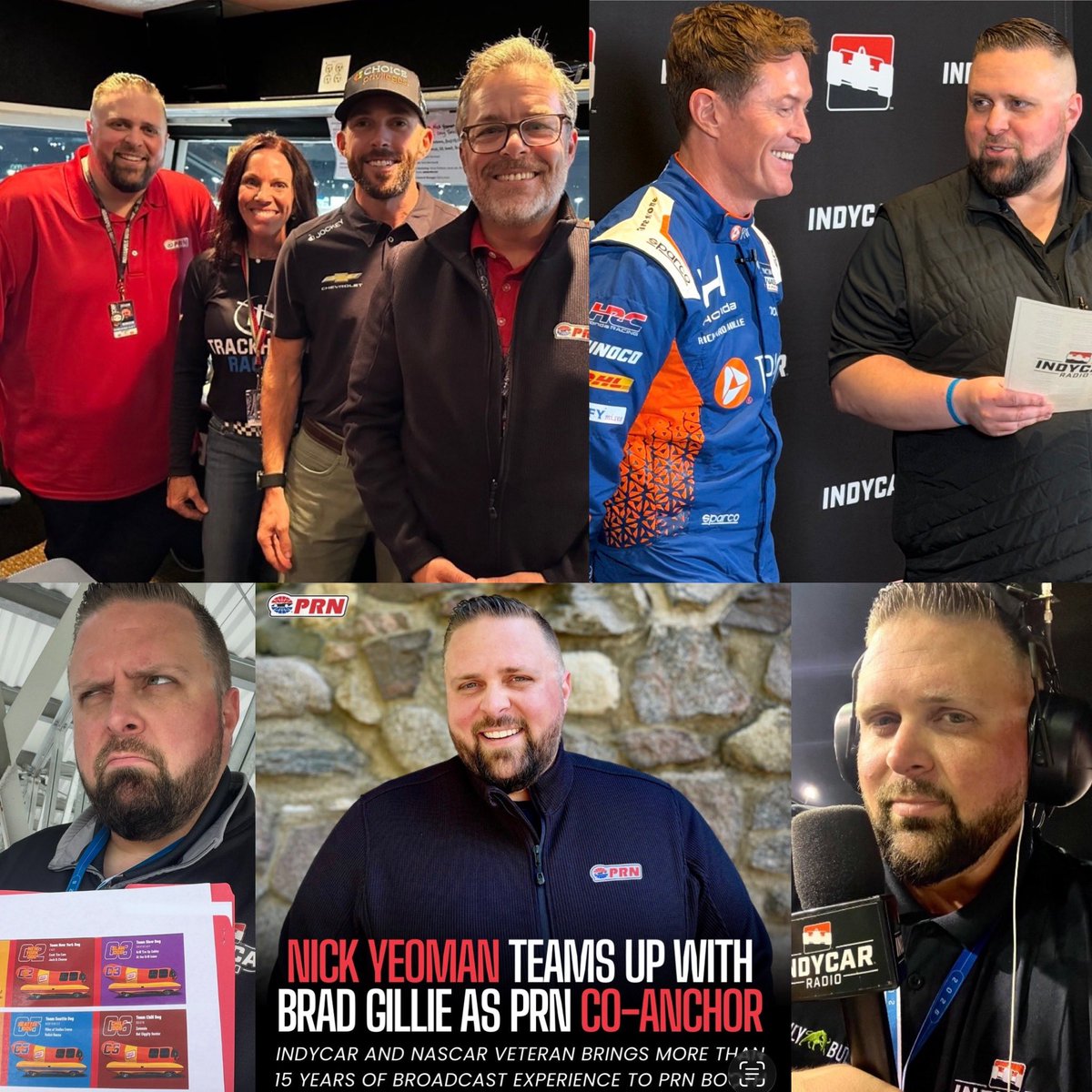 NYeoman's tweet photo. A big thank you to everyone who tuned in and everyone behind the scenes that made my 17th year calling automobile races the most thrilling/busy year I’ve ever had. So thankful for the opportunities new/old that I somehow continue to stumble into. https://t.co/d2uZ2BuOEH