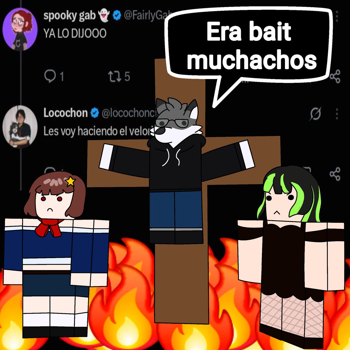 Aleo_3777's tweet photo. Curi y Linchamiento público a Humochon | Debido a sus recientes declaraciones mufadoras ocasionó la muerte de Mr Feminist y las chicas del Team
#WebonesCorp https://t.co/IGJBmS1m3y