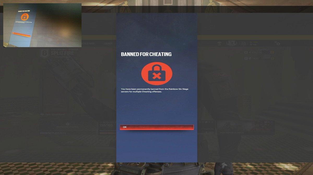 ItzExtractor's tweet photo. what an amazing ban wave, banning a bunch of LEGIT PLAYERS, this game makes no sense anymore, geeg ig. @Ubisoft @UbisoftSupport https://t.co/JxQapDqVF8