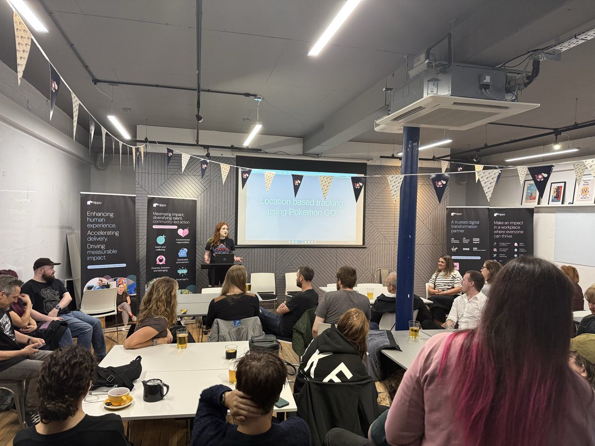 _dc151's tweet photo. @LauraWhit9 Christening our new home and presenting the last talk of her 30’s with her talk on OSINT and Pokémon Go ❤️ https://t.co/V78k6kZ27e