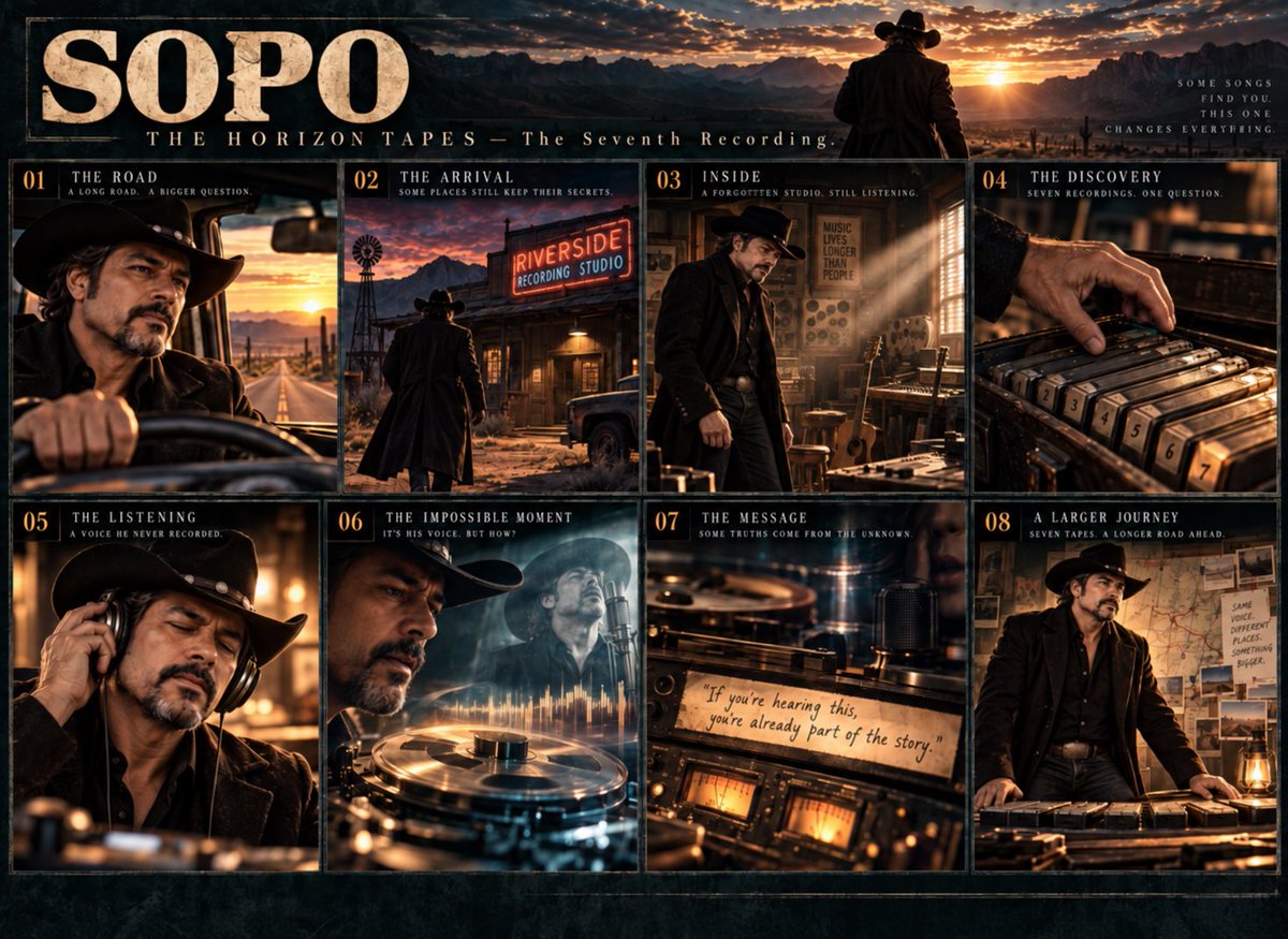soposounds's tweet photo. 🎬 The Horizon Tapes @soposounds

Some songs are written. Others are waiting to be found. A world of music, mystery, and adventure is about to unfold... https://t.co/Fxz9n92qKk