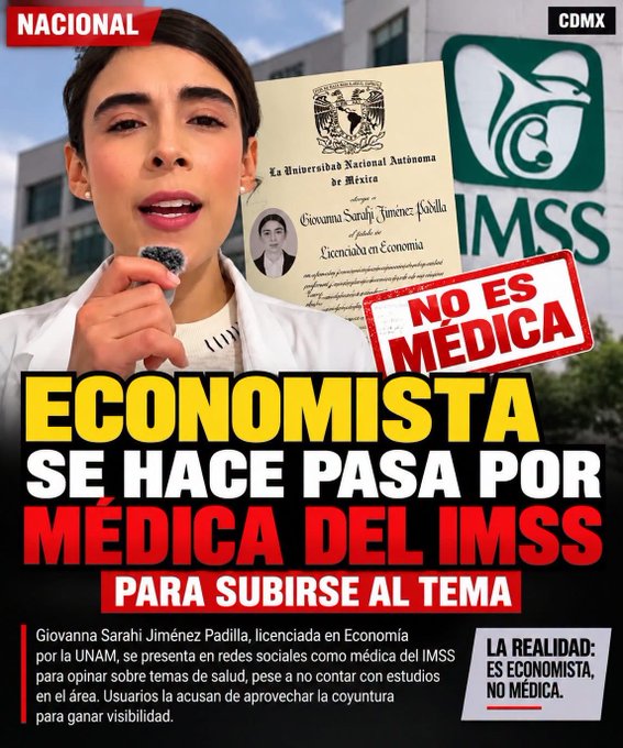 MONCAYOJUAN's tweet photo. ⚠️Si piensas que estás teniendo un mal día, solo recuerda que la facha-pendeja actriz de prostíbulo @natgios fue exhibida a nivel nacional por hacerse pasar por Lic. en medicina para tirar cagada contra la presidenta @Claudiashein 🤡🥳💩🤮👇👇 https://t.co/IYQFlyaclo