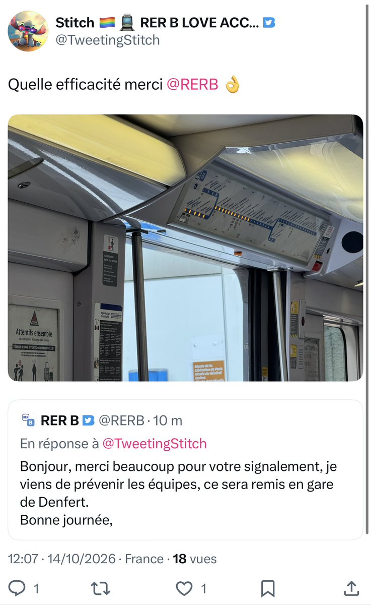 TweetingStitch's tweet photo. 11h54 → Signalement du problème 
12h00 → Signalement pris en compte 
12h06 → problème corrigé 

C’est impressionnant j’ai pas les mots 🫨 https://t.co/NebuhoqOsY