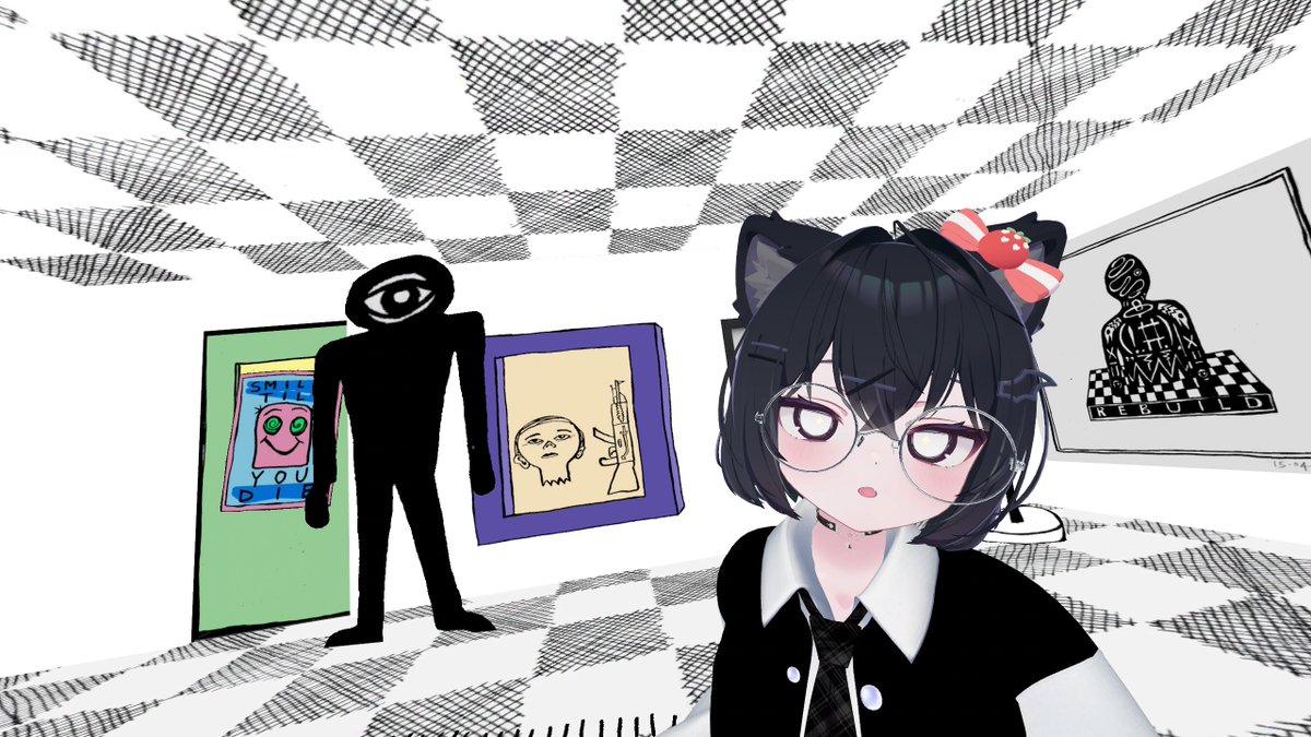 CirnoSansenMada's tweet photo. 『STRANGEWAYS』
なんか凄く凄いです
アート作品系？チカチカする時があるから苦手な人は苦手かも…あとちょっと不気味
ボクは結構楽しめました https://t.co/keVh21v3g6