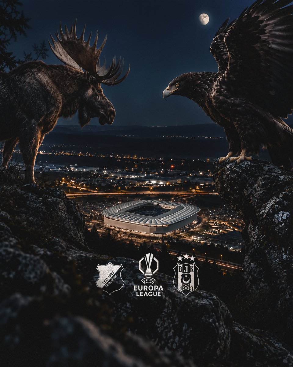 Besiktas's tweet photo. Two forces of nature.
Let’s go! 🇩🇪🇹🇷

@tsghoffenheim 🤝 https://t.co/Wq5THrweGu