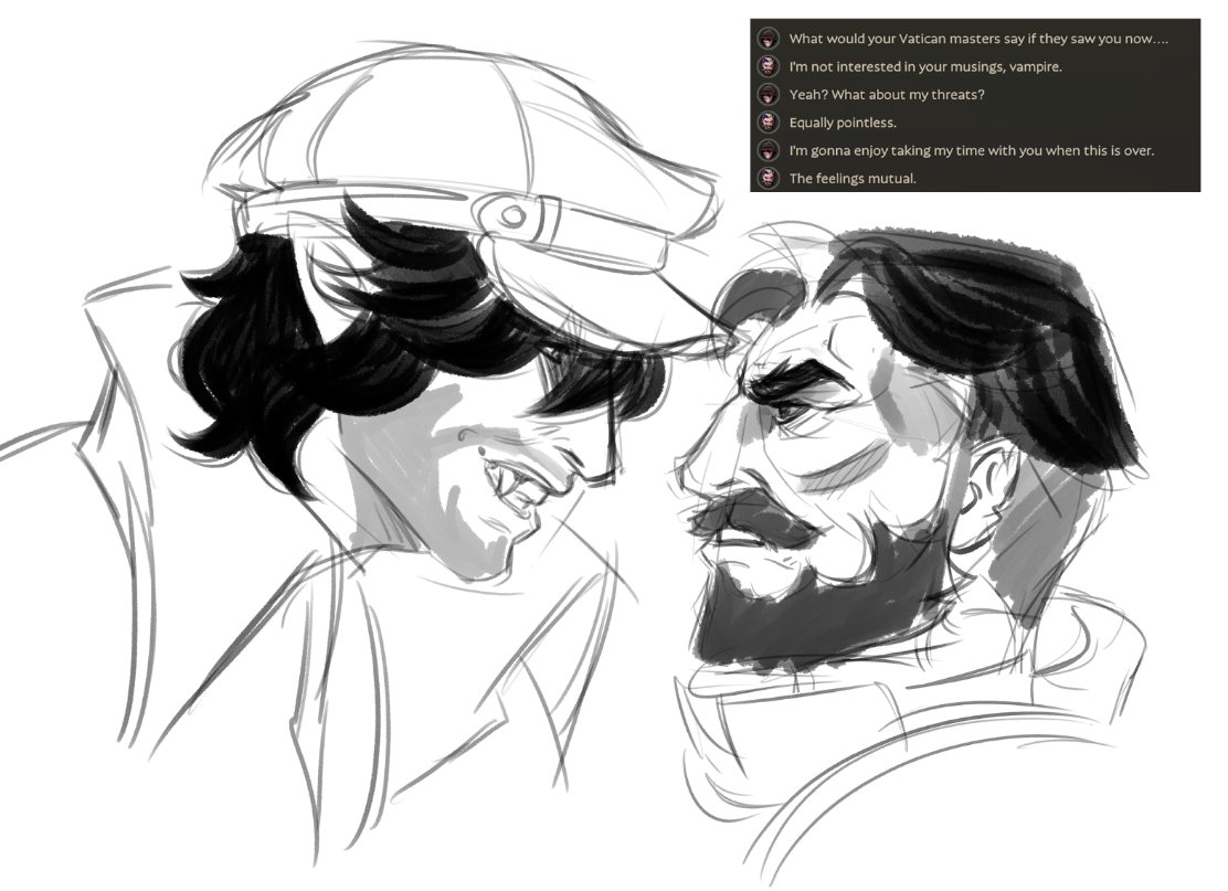 CherryDArt_'s tweet photo. They've been on the mind... #holyblood #venator #drifter https://t.co/rXspGi9lBg
