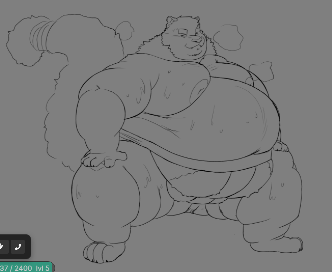 redondetaa's tweet photo. sweaty fat cat ready to crush someone!! https://t.co/s8oWEeazZc