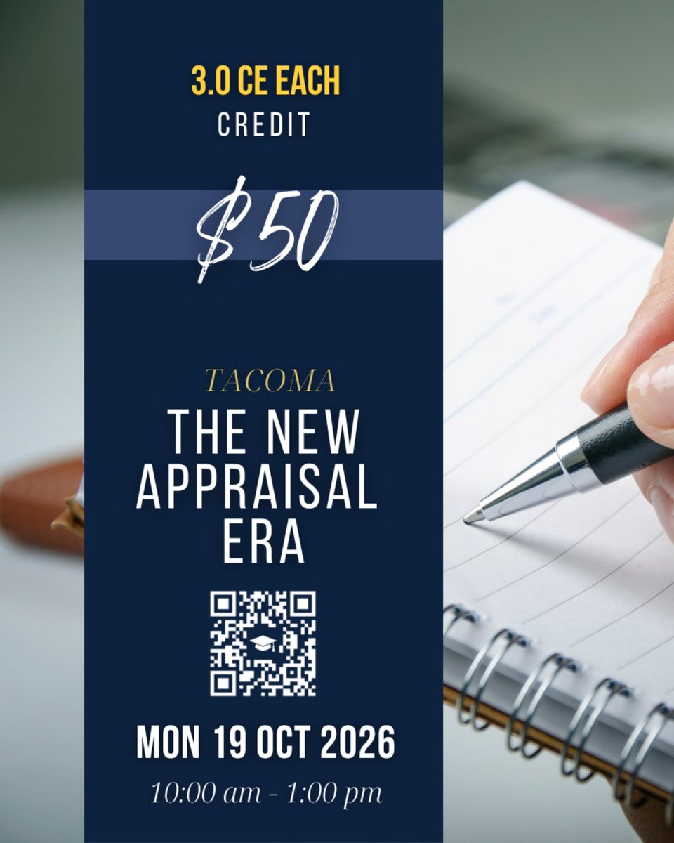 FidelityTitleWA's tweet photo. 📚 Invest in your knowledge this October with Fidelity National Title!
Earn 3.0 CE credits for $50 per class.

 📍 Tacoma
https://t.co/K23VJdKaEU 
📍 Seattle
https://t.co/HHbqvbcChO 
.
.
.
#FidelityNationalTitle #ContinuingEducation #RealEstateEducation #FidelityWA https://t.co/ad9Oo10K0o