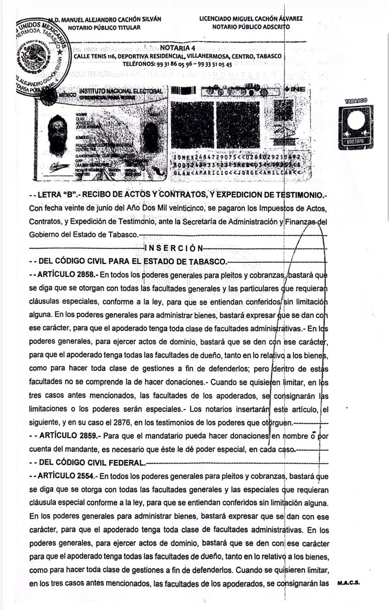 ClaudioOchoaH's tweet photo. Cierran el círculo de Amílcar. 

Las autoridades ya tienen identificado a uno de los abogados en su red. Es Miguel Ángel Esqueda Romero. En junio del año pasado le otorgó un poder en la misma notaría 4 de Tabasco, donde hace sus operaciones.

Apenas en enero pasado revelé que Amílcar estaba extorsionando a empresarios que habían sido sus socios en la obtención de contratos. Si no le daban una comisión, metía denuncias por supuestos delitos como fraude, lavado, secuestro y este abogado era el autor.

El otro plenamente identificado es Víctor Hugo Rosales, el que le opera a varios políticos y de todos los colores…
