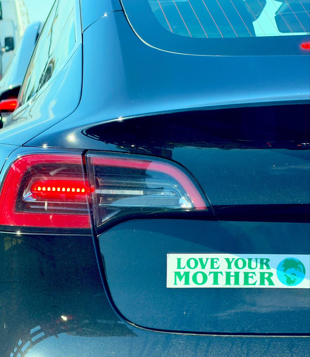 RinainDC's tweet photo. Always love seeing this bumper sticker.

All the wars, fighting, looting, &amp; polluting must end. 
We need peace now more than ever. https://t.co/TyOnYKENNJ