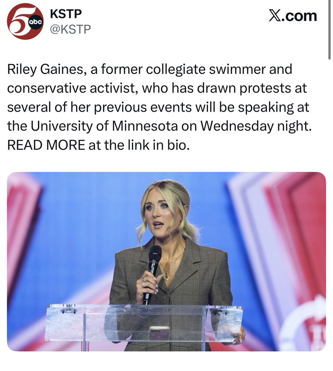 lizcollin's tweet photo. The way @KSTP “reports” this story is an absolute joke. No wonder @AlphaNews shines in Minnesota. https://t.co/P1i8fPOpGa