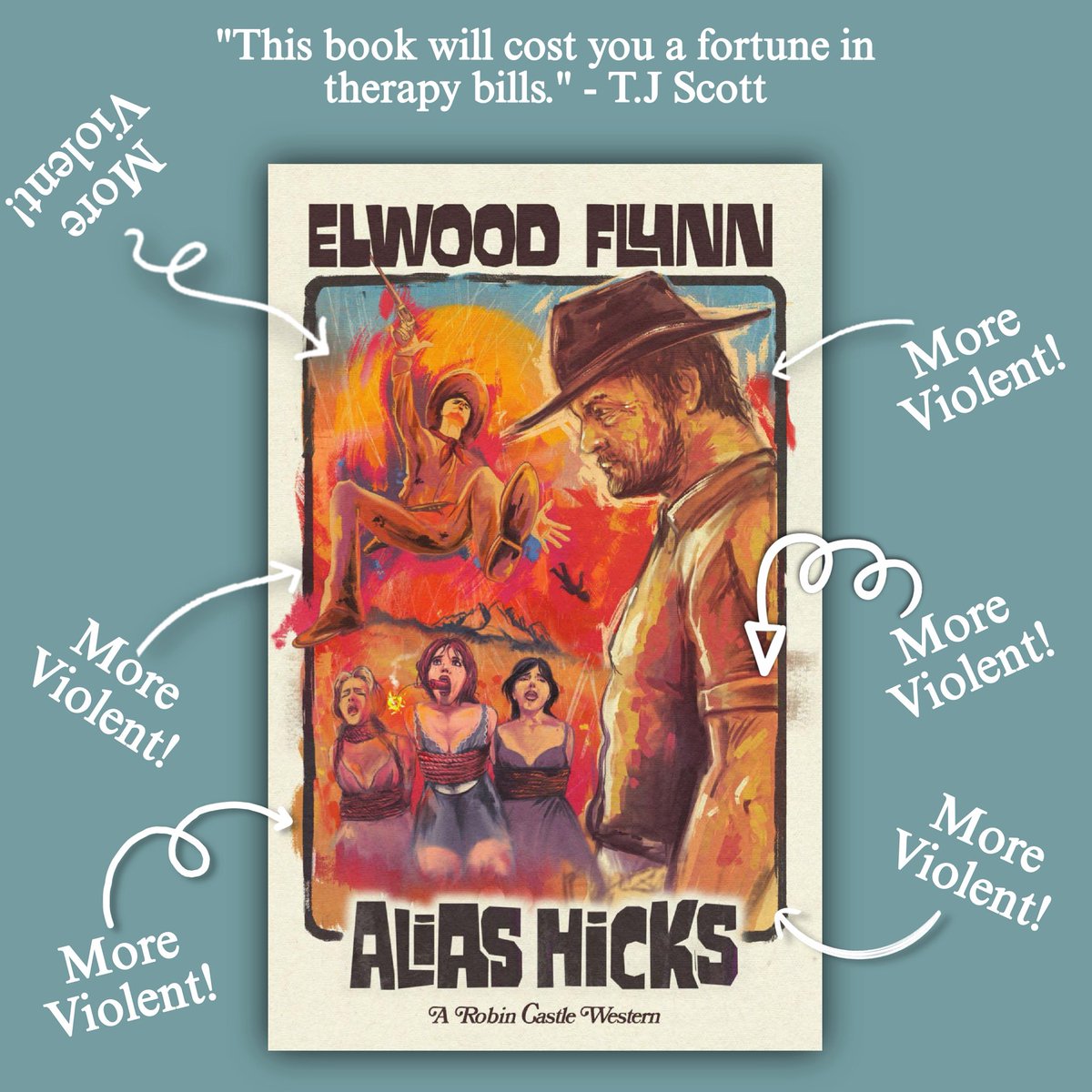 FlynnElwood's tweet photo. Violent Pulp Westerns

I sign every book bought through my TikTok shop. Is there more to the books that violence? Of course, so much more.

https://t.co/uRdFVfKbcv https://t.co/tKUAx9FoqM