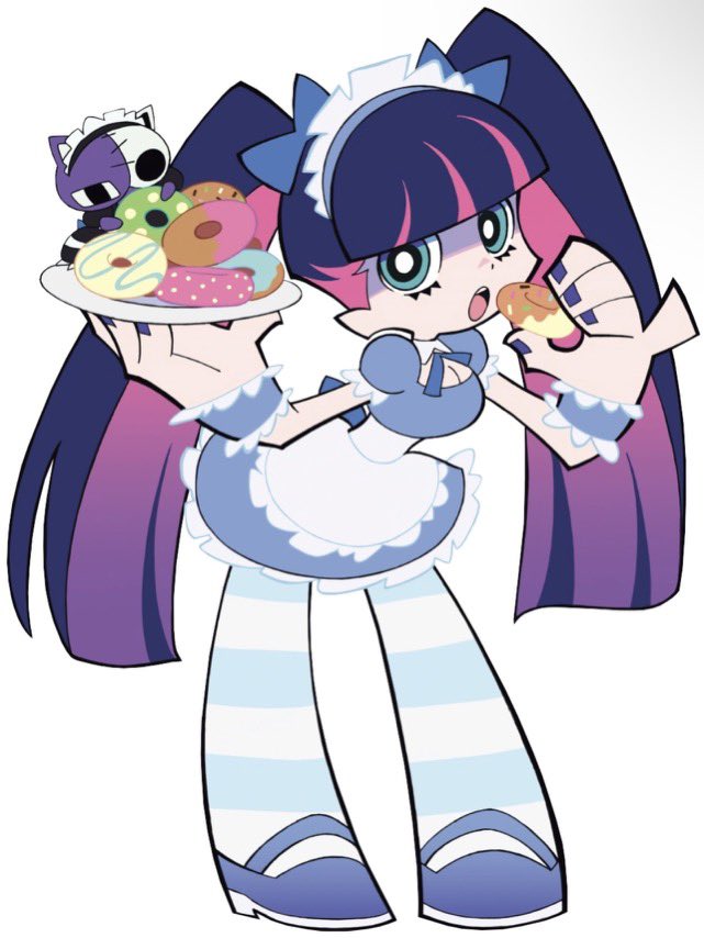 eviltransfem's tweet photo. maid (?) stocking anarchy (idk what to call it) #stockinganarchy #psg #newpsg #paswg #pantyandstocking https://t.co/85NgGmpjV3