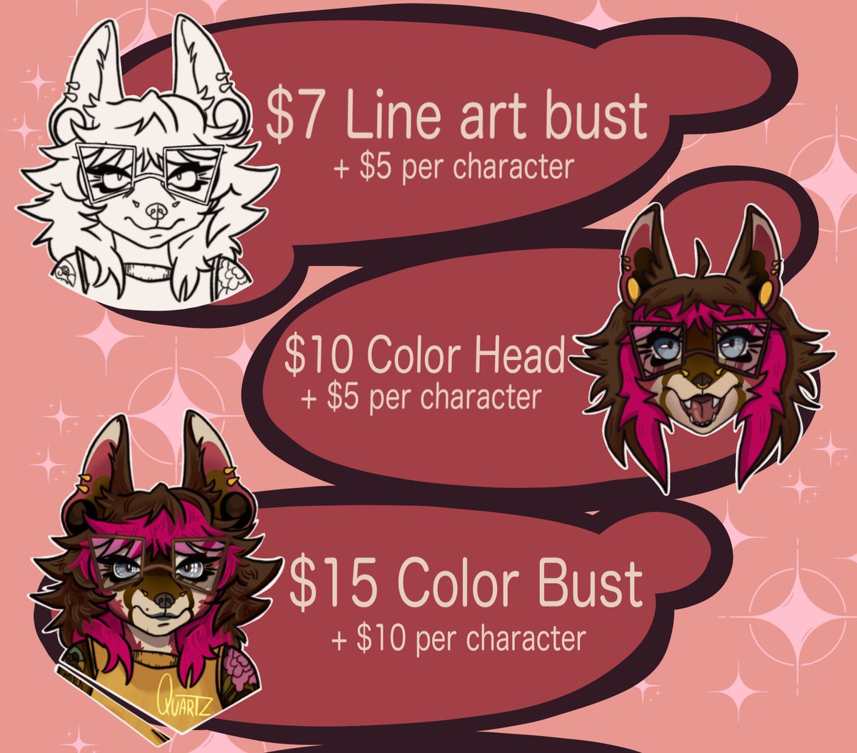 xquartzillax's tweet photo. I've opened commissions on Ko-fi: Quartzilla!
I'm keeping it simple as I learn the world of commission, but never be shy to ask questions or show support! https://t.co/NppGoprl5K