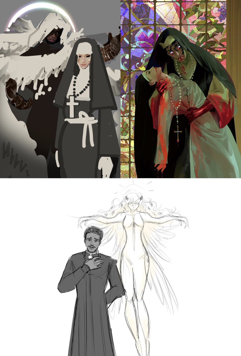 Daystarverse's tweet photo. Cloak and Dagger and like they’re each the angel on eachother’s shoulders in this sense https://t.co/QSQ9B3edj4