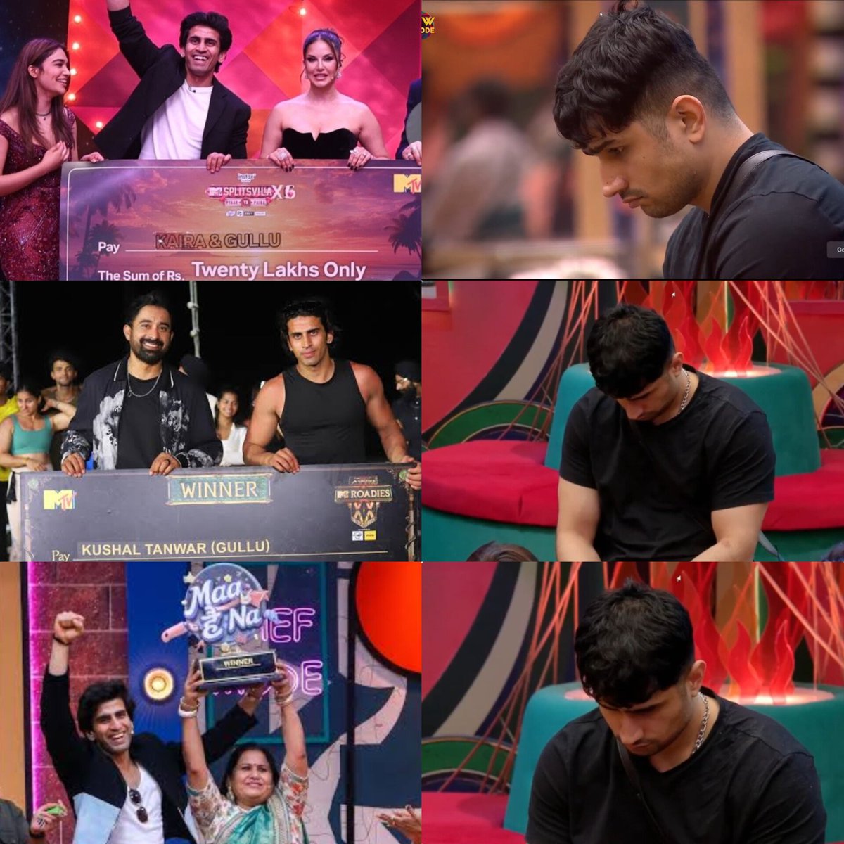 KhabriBossLady's tweet photo. Kushal Tanwar alias #Gullu has won 3 Reality shows MTV #Roadies: Double Cross, Splitsvilla16, Maa Hai Na S1 &amp; he might even win #BiggBoss20, but which show has this MeeToo Don #NakulDhull won? No wonder Nakul is jealous of Gullu
WINNER                                  whatever https://t.co/wKalIUKav9