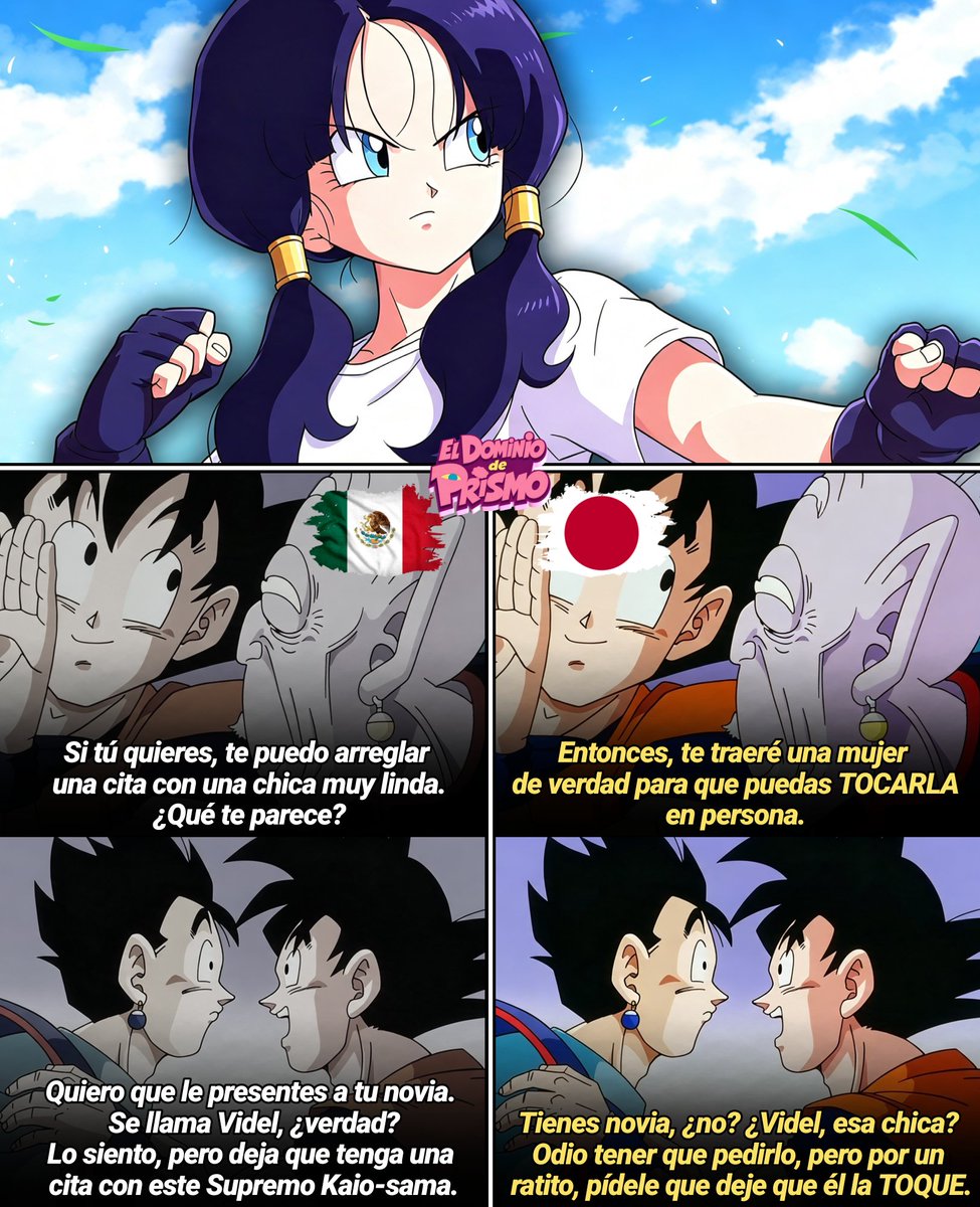 DominiodePrismo's tweet photo. 🐉🇯🇵 En japonés, Goku es un mañoso, jsjs. El enojo de Gohan tiene aún más sentido... https://t.co/Zw8VWSknJM